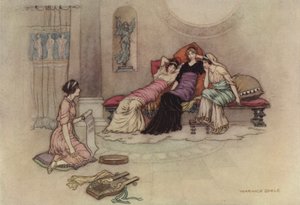 Geoffrey Chaucer, Troilus und Criseyde von after Warwick Goble