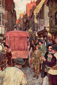 Shakespeare sieht einen Verkehrsstau auf den Straßen und hört, dass das House of Lords etwas erwägt