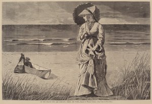 Am Strand - Zwei sind Gesellschaft, drei sind keiner von after Winslow Homer