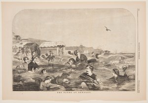 Das Bad in Newport von after Winslow Homer