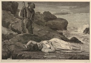 Das Wrack der "Atlantic" – Angespült vom Meer von after Winslow Homer