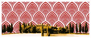 Art Deco Toskanische Landschaft von andrea de ranieri