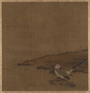 Vogel in der Nähe von Wasser (aus Album der Studien moderner Künstler, Nr. 62) von anonymous 