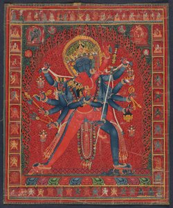Chakrasamvara und Gefährtin Vajravarahi von anonymous 