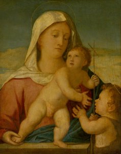 Madonna mit Kind und dem kleinen Johannes dem Täufer von anonymous 