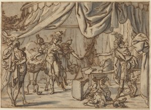 Mucius Scaevola von attributed to Bernardo Castello