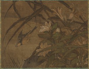 Vögel und Blumen