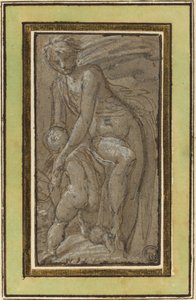 Akt mit Putto von called Bertoia Jacopo Zanguidi