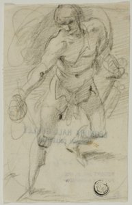 David mit dem Haupt Goliaths