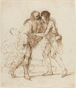 Die Rückkehr des verlorenen Sohnes von called Guercino Giovanni Francesco Barbieri