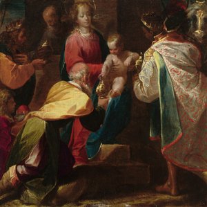 Die Anbetung der Heiligen Drei Könige von called Morazzone Pier Francesco Mazzucchelli