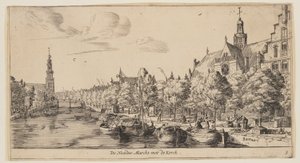Der Noorder Markt mit der Kirche, aus Ansichten von Amsterdam