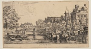 Het Naeder veer, aus Ansichten von Amsterdam von called Zeeman Reinier Nooms
