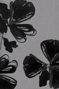 Abstrakte Schwarze Blumen