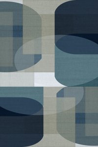 Abstrakte blaue Geometrien