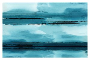 Abstrakter blauer Horizont von cartissi