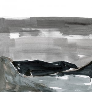 Abstrakte Graue Berge