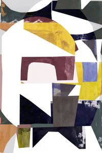 Abstrakte Formcollage von cartissi