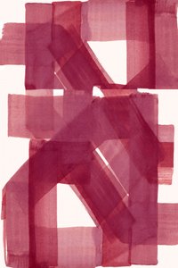Karmesinrote geometrische Schichten von cartissi