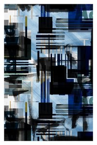 Dynamische blaue Geometrie von cartissi