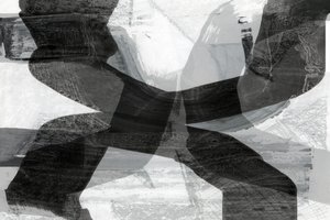 Dynamische Monochrome Striche von cartissi