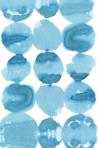 Fließendes blaues Abstrakt