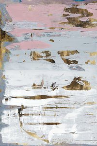 Goldenes Pink Abstrakt