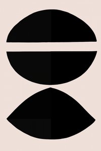 Moderne abstrakte Formen von cartissi