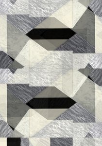 Monochromatische geometrische Abstraktion von cartissi