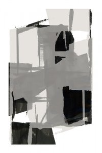 Monochrome Abstrakte Formen