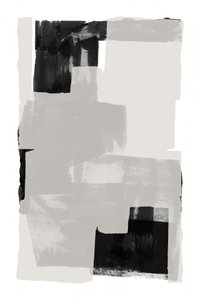 Monochrome Pinselstrich-Geometrie von cartissi