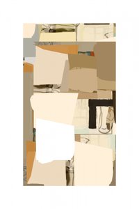 Neutrale Abstrakte Collage von cartissi