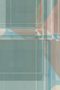Subtile türkisfarbene Geometrie von cartissi