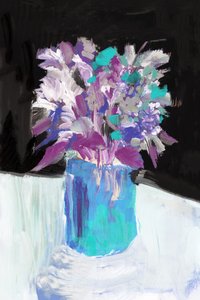 Lebendiges Blumenstillleben