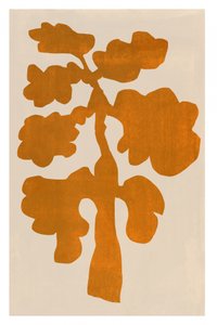Warme botanische Silhouette von cartissi