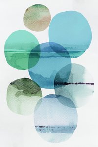 Aquarell-Horizontkreise