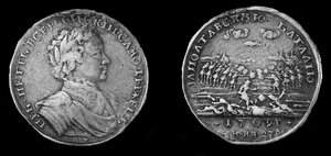 Medaille für die Schlacht von Poltawa von decorations and medals Orders
