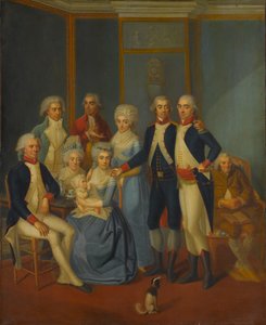 Porträt einer Militärfamilie, ca. 1789-90