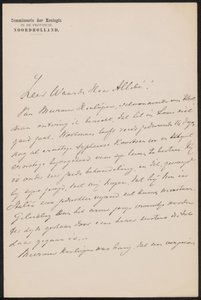 Brief an August Allebé