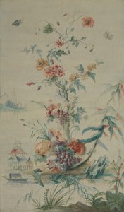 Blumen und Chinoiserie, 18. Jahrhundert