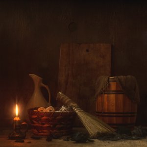 Rustikale Kerze Stillleben von magnola