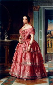 Porträt einer Dame von Angel María Cortellini