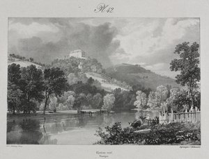 Malerische und romantische Reisen im alten Frankreich. Auvergne: Château Neuf