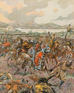Jacques Marie Gaston Onfroy de Breville, genannt JOB - Geschichte Belgiens: Johann I., Herzog von Brabant, siegreich in der Schlacht von Woeringen 1288 während des Limburger Erbfolgekrieges und gibt Brabant Autonomie von Deutschland