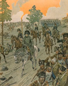 Jacques Marie Gaston Onfroy de Breville dit JOB (1858-1931) - Geschichte Belgiens: Waterloo am Abend der Schlacht (18. Juni)
