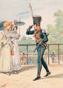 Uniformen der französischen Truppen zu allen Zeiten: Jäger des Herzogs von Berry