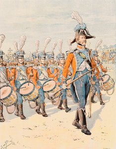 Jacques Marie Gaston Onfroy de Breville dit JOB (1858-1931) - Uniformen der französischen Truppen zu allen Zeiten: Trommler des 15. Regiments der leichten Infanterie (1807 bis 1812), Privatsammlung