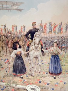 Marschall Ferdinand Foch (1851-1929) der Befreier von pseudonym for Onfray de Breville Jacques Job