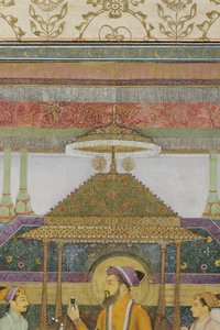 (Detail) aus Kaiser Shah Jahan auf dem Pfauenthron, 1640