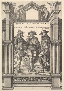 Die drei jüdischen Helden, aus Helden und Heldinnen von the Elder Hans Burgkmair